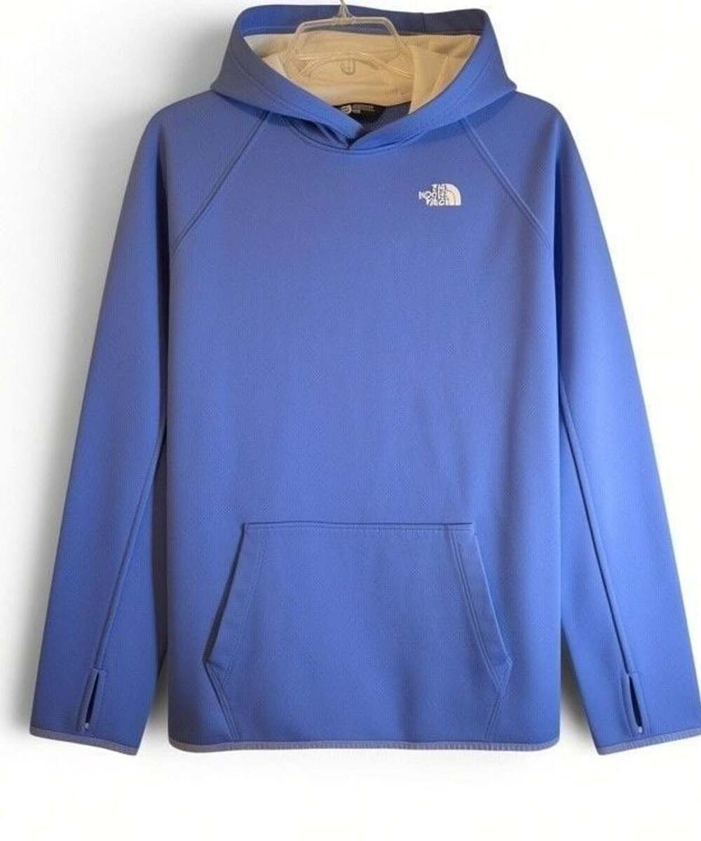 The North Face Women's Blue Fleece Hoodie Size Medium
